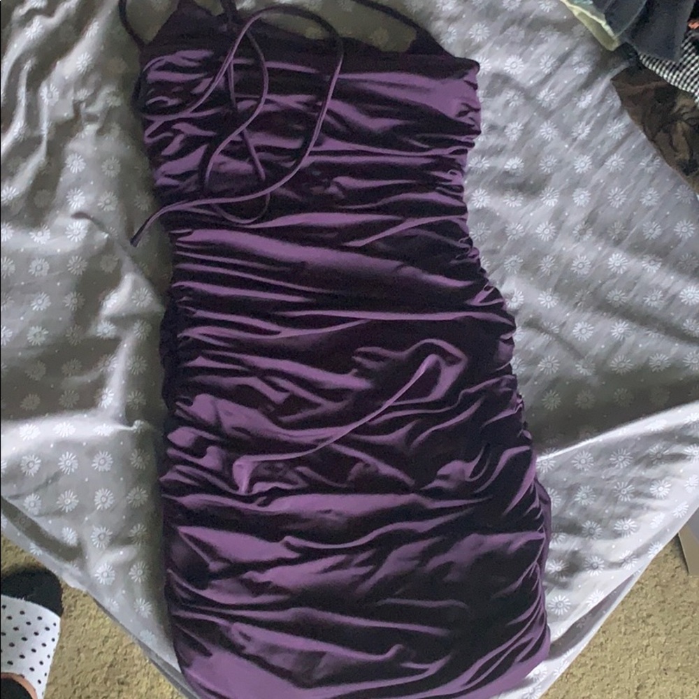 Purple Bodycon Lucy in the Sky Dress